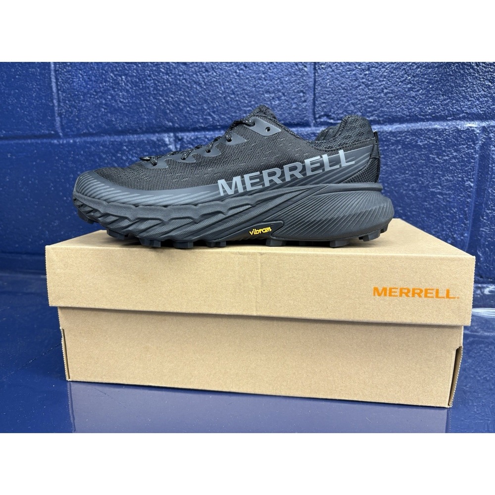 Merrell Agility Peak 5 Mens Trail Running Shoes Sneakers Size 8 Black J068045 - Picture 2 of 10